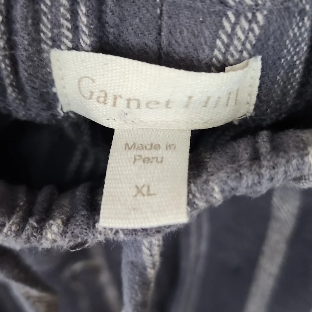 Garnet Hill Flannel Pajama Pants & Shorts XL - Picture 8 of 12